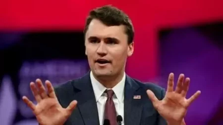 Charlie Kirk Billboard Vandalism Sparks Online Debate Charlie Kirk billboard vandalized