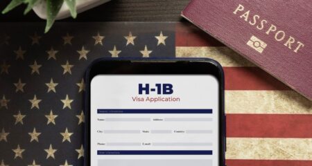 H-1B visa travel warning