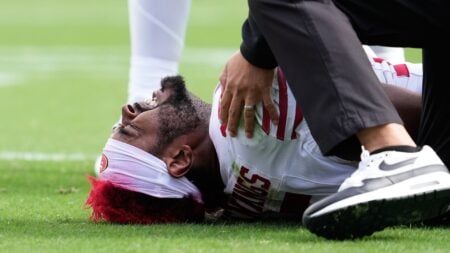 Jauan Jennings’ Broken Ribs Reveal Shakes 49ers Ahead of Falcons Clash Jauan Jennings injury