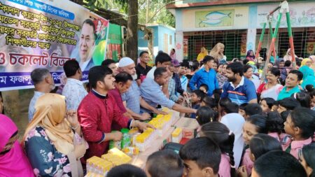 Kaligonj-Gazipur-Colors of joy at children's typhoid vaccination festival-1