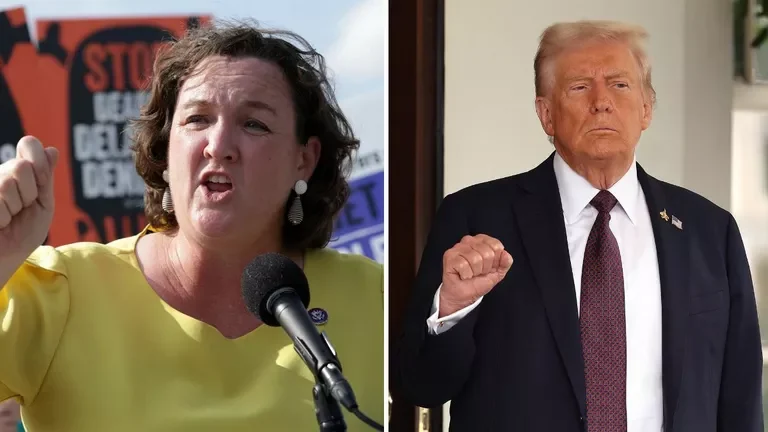 Katie Porter Walks Out of Interview Over Trump Question Katie Porter Walks Out of Interview Over Trump Question