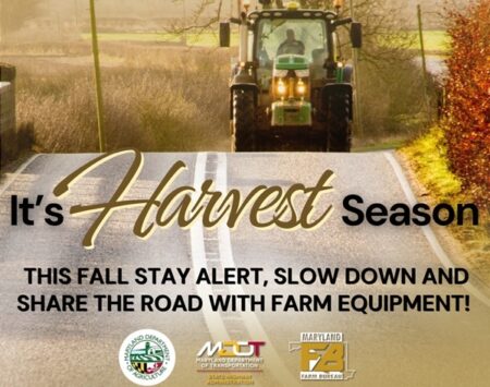 Maryland Urges Driver Caution as Farm Equipment Hits Roads for Harvest Season farm equipment safety