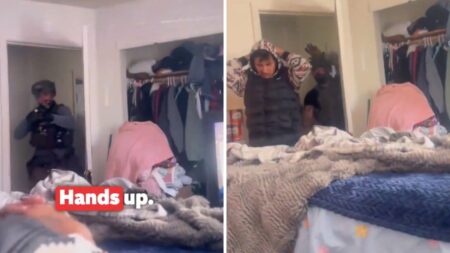 ICE Raid Video Shows Agents Breaking Down Door, Terrifying Mother and Baby ICE raid video