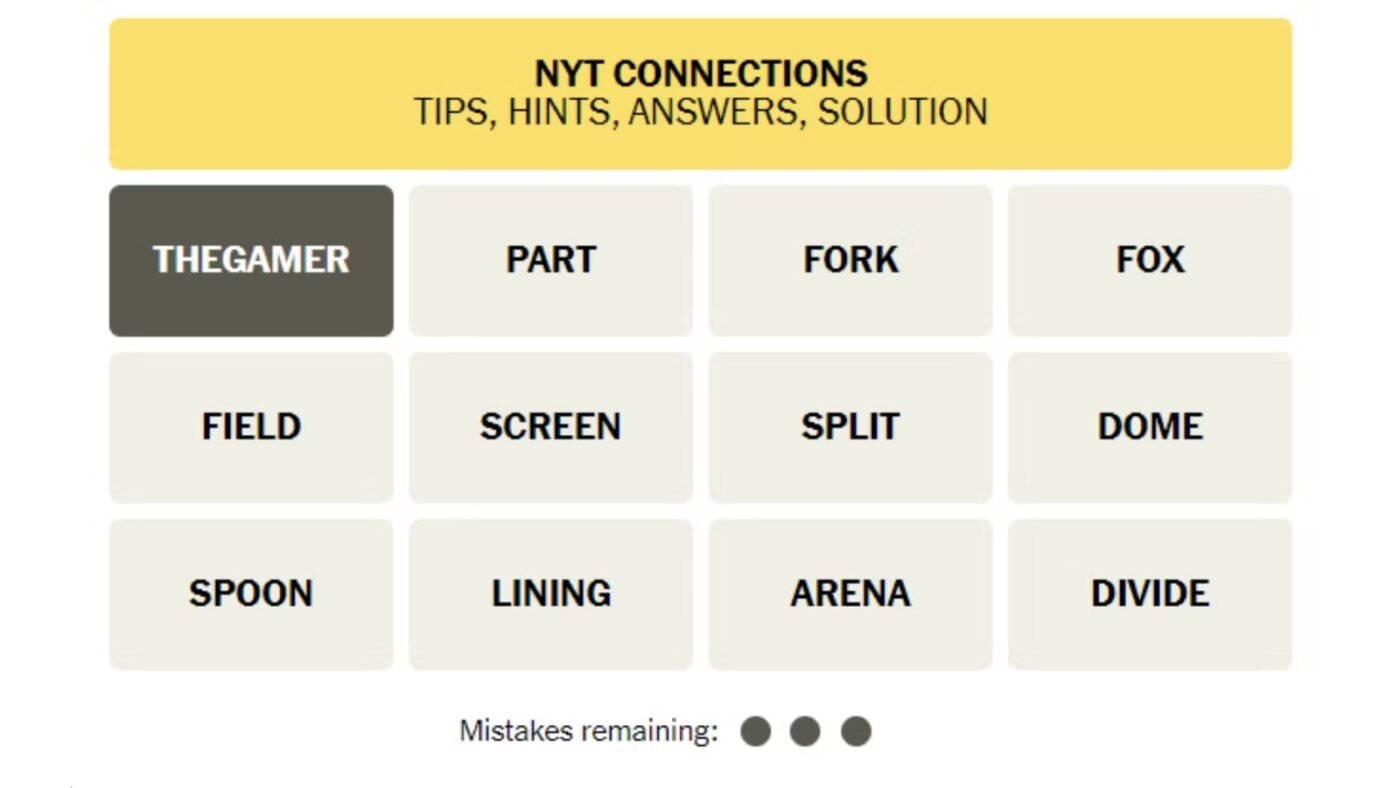 NYT Connections Hints for October 6 Today's Clues and Answers
