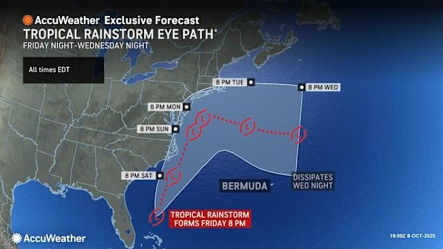 Nor'easter Live Tracker Maps Path From Carolinas to New England