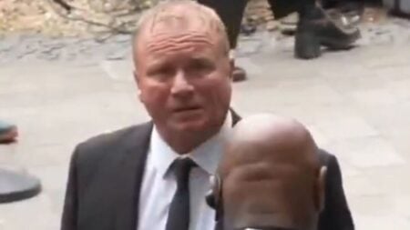 Steven Arnold Appears Turned Away at Ricky Hatton Funeral as Celebs Pay Respects Ricky Hatton funeral