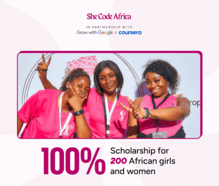 She Code Africa x Grow with Google Scholarship Program 2025