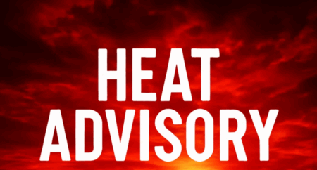 California heat advisory