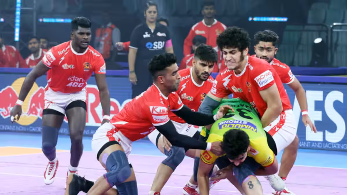 Shadloui, Himanshu Star in Gujarat Giants' Victory Over Patna Pirates