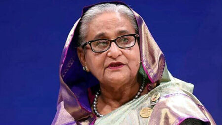 দিল্লিতে শেখ হাসিনার জনসম্মুখে আসার বিষয়ে যা জানা গেল Sheikh Hasina