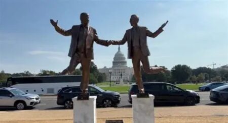 Trump Epstein statue