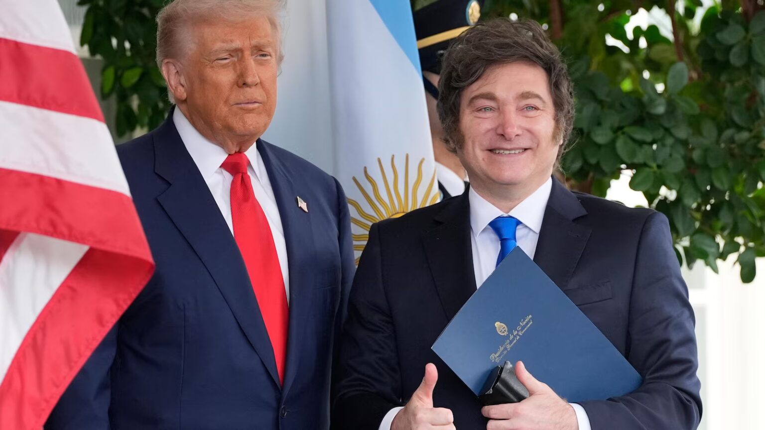 Trump Claims US Role in Mileis Argentina Election Win Trump Milei Argentina election