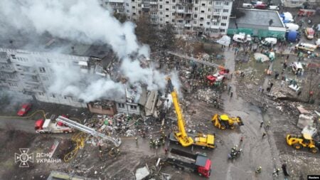 Ukraine Reports Russian Strikes Hit Critical Gas Infrastructure