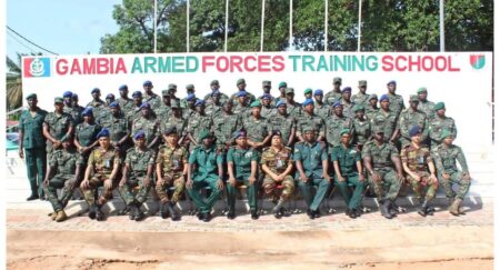 গাম্বিয়া সশস্ত্র বাহিনীকে প্রশিক্ষণ প্রদান