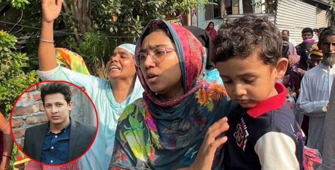 মেট্রোরেল দুর্ঘটনায় নিহত আজাদের স্ত্রী