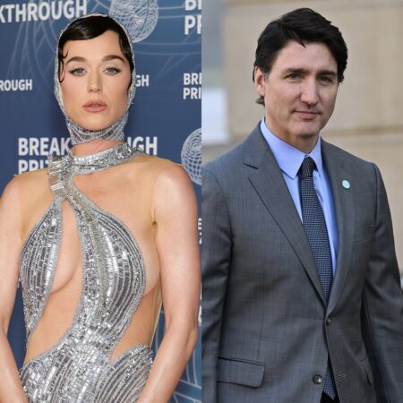 Katy Perry and Justin Trudeau Spark Romance Rumors After Yacht Kiss Katy Perry Justin Trudeau