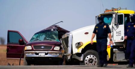 California Highway Crash Involving Undocumented Truck Driver Kills Three, Sparks Policy Debate illegal immigrant trucker crash