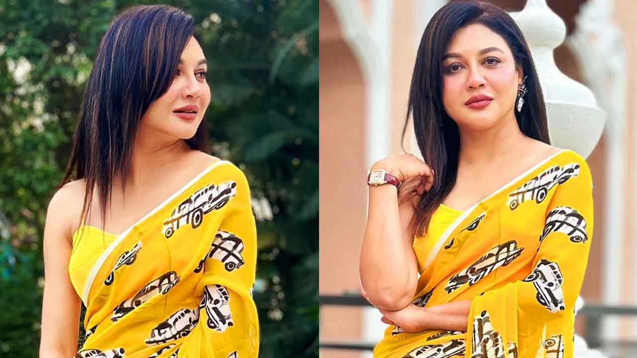 জয়া আহসান রঙিন শাড়ি