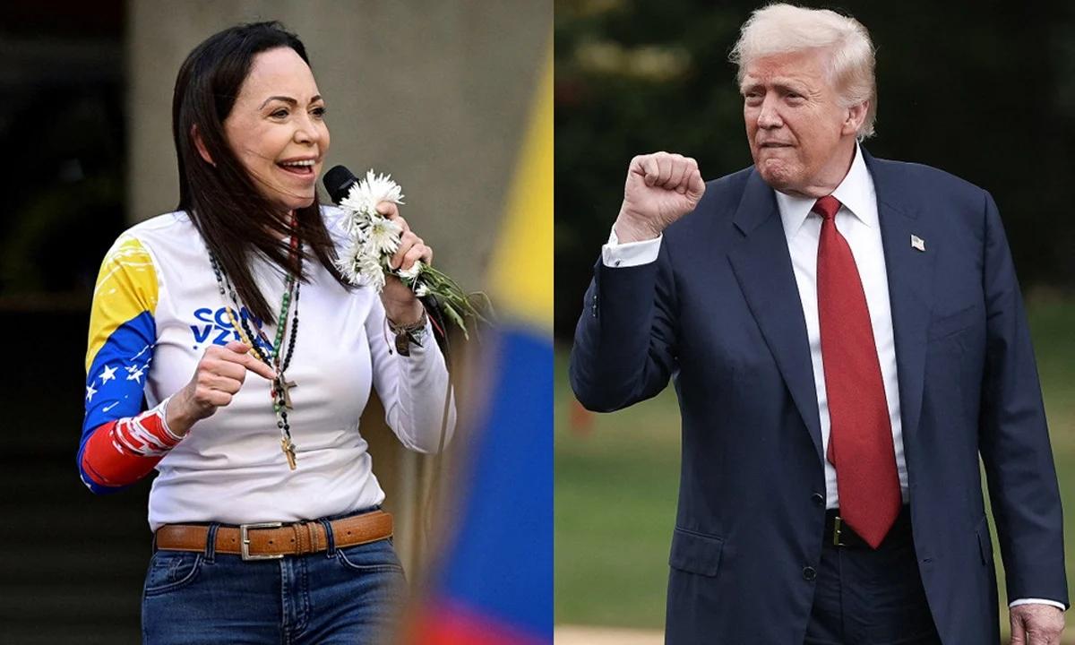 ট্রাম্পকে ফোন মাচাদোর