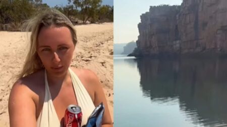 Australian influencer viral video