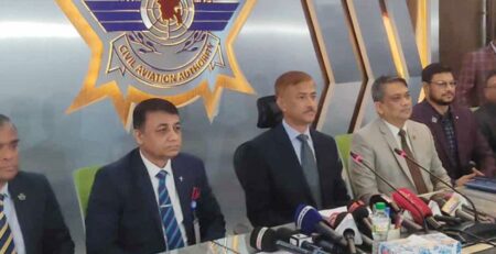 শাহজালালে আগুনের সূত্রপাত নিয়ে যা জানালেন বেবিচক চেয়ারম্যান সূত্রপাত