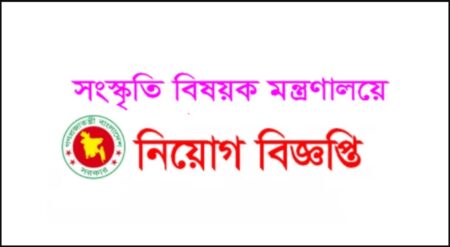 সংস্কৃতি বিষয়ক মন্ত্রণালয়ের অধীনে চাকরির সুযোগ, আবেদন ফি ১৬৮ টাকা আবেদন