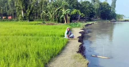 নদীতে বিলীন