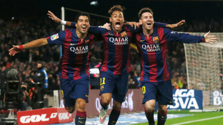 মেসি-সুয়ারেজ- নেইমার