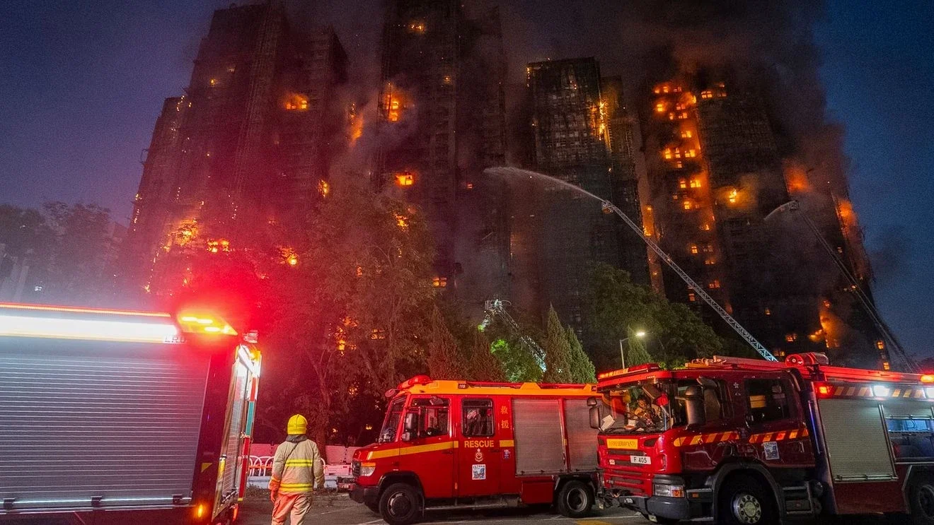 Hong Kong Apartment Fire Death Toll Rises Amid Unsafe Scaffolding Probe