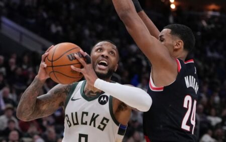 What channel is Bucks vs Blazers on tonight