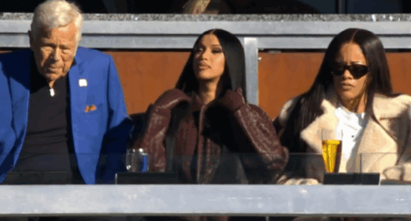Cardi B Sparks Buzz Sitting With Robert Kraft While Cheering Stefon Diggs