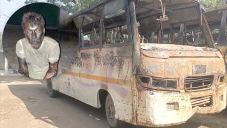 মানিকগঞ্জে স্কুলবাসে অগ্নিসংযোগের ঘটনায় দগ্ধ সেই চালকের মৃত্যু Manikganj