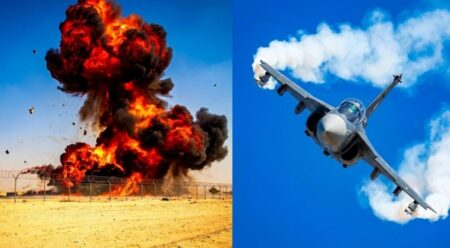 airshow tejas fighter jet crash