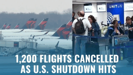 US Airlines Cancel 1,200 Flights as Government Shutdown Cripples Travel