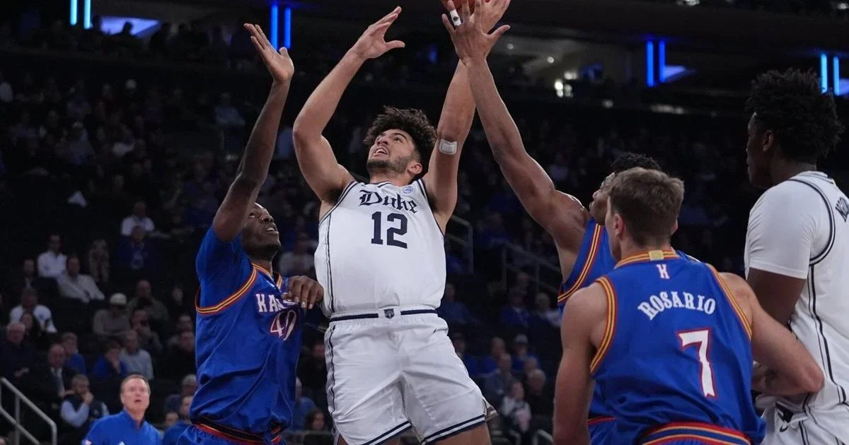 Duke Crushes Kansas as Freshman Star Cameron Boozer Drops 28 Points in Champions Classic