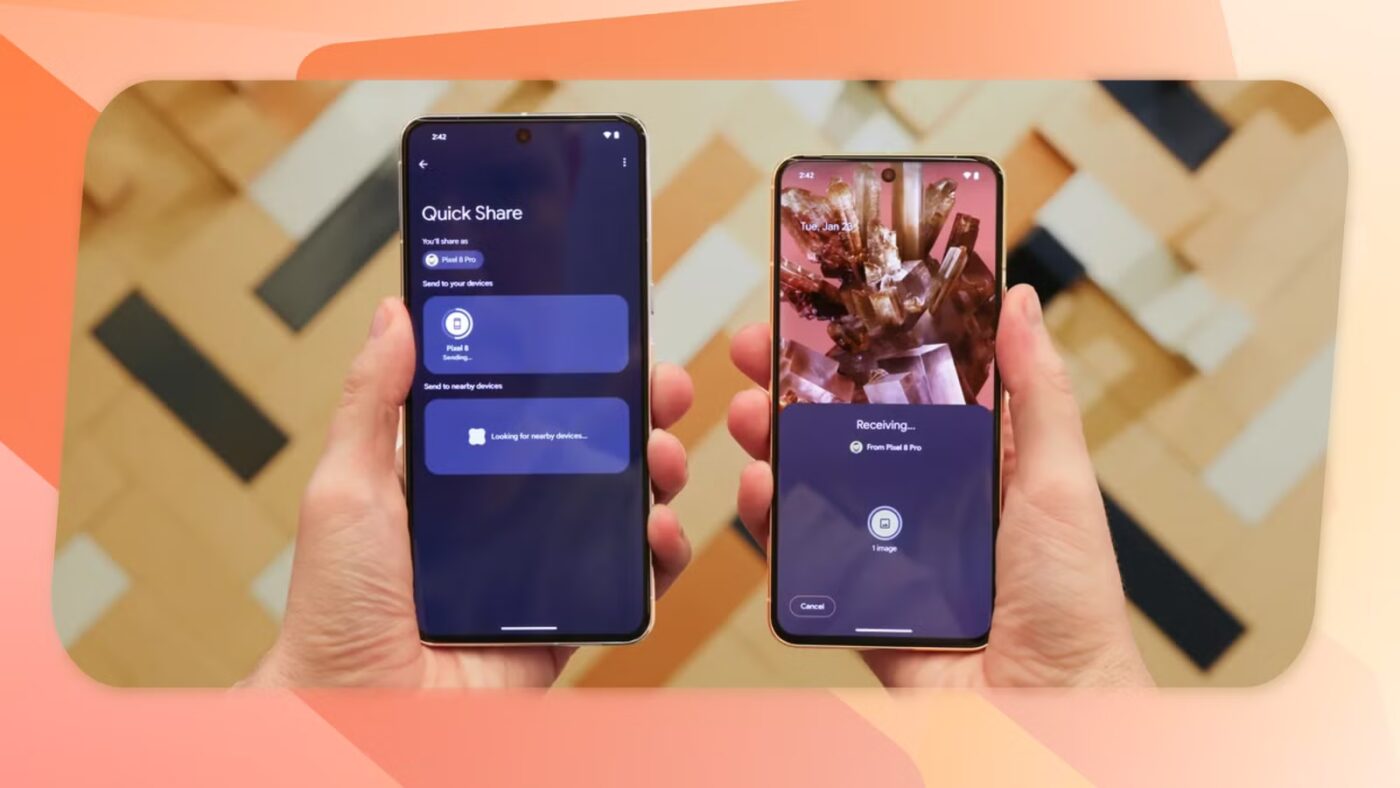 Android contact sharing