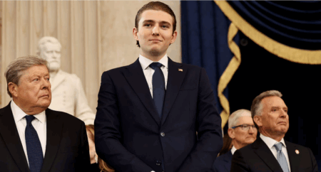 Barron Trump inauguration message