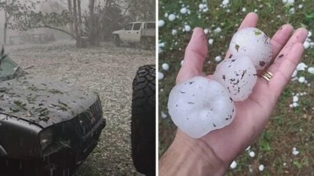 Brisbane Storms Unleash Giant Hail and Power Outages Across Southeast Queensland Brisbane Storms Unleash Giant Hail and Power Outages Across Southeast Queensland