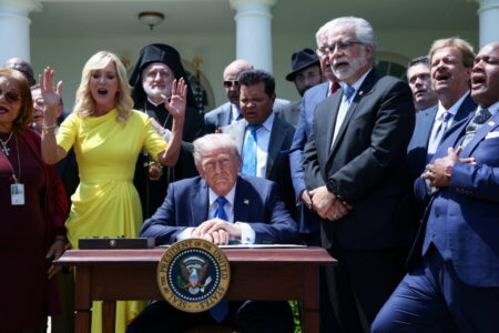 Christian Nationalists and Trump Admin Move to Dismantle Church Political Donation Ban Christian Nationalists and Trump Admin Move to Dismantle Church Political Donation Ban