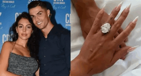 Cristiano Ronaldo engagement ring