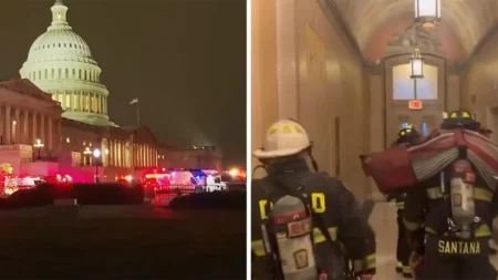 Electrical Fire Disrupts US Capitol Subway System, Injures One Electrical Fire Disrupts US Capitol Subway System, Injures One