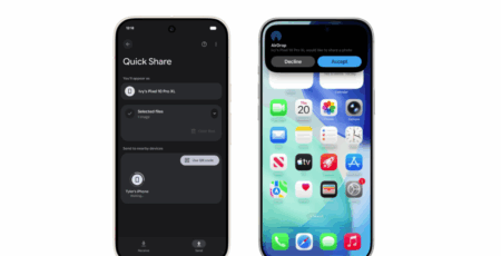 Google Quick Share AirDrop compatibility