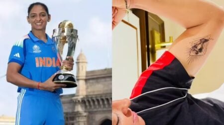 Inked in History Harmanpreet Kaur Commemorates World Cup Win with Symbolic Tattoo