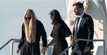 JD Vance Erika Kirk Air Force Two