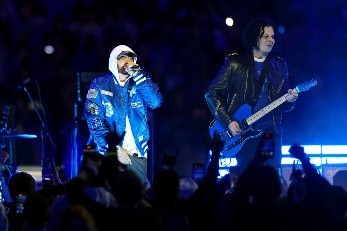 Jack White and Eminem Surprise Detroit with Historic Thanksgiving Halftime Show