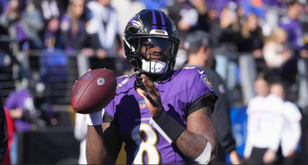 Lamar Jackson passer rating 2025