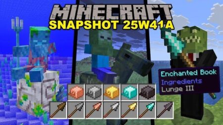 Minecraft Snapshot 25W46A Sharpens Mounts of Mayhem Update with Smarter Mobs