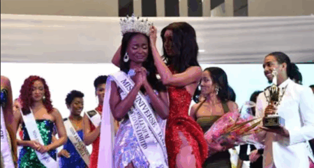 Miss Universe Jamaica accident