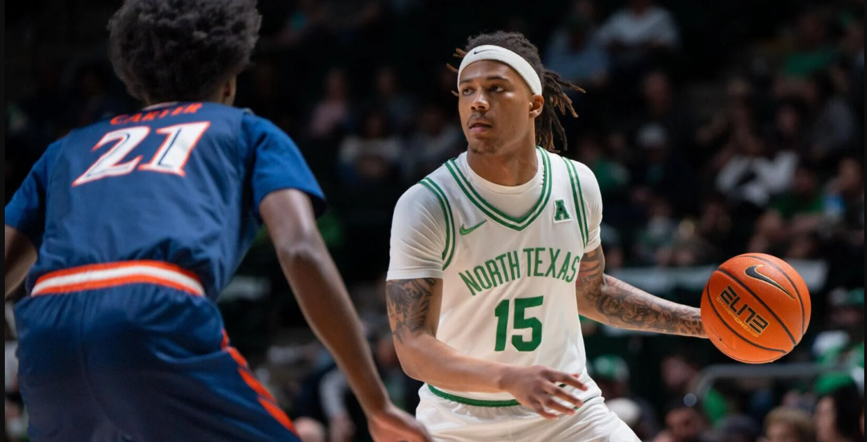 North Texas basketball tie