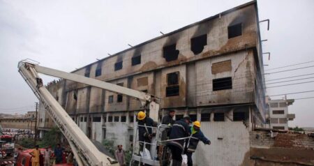 Pakistan factory explosion